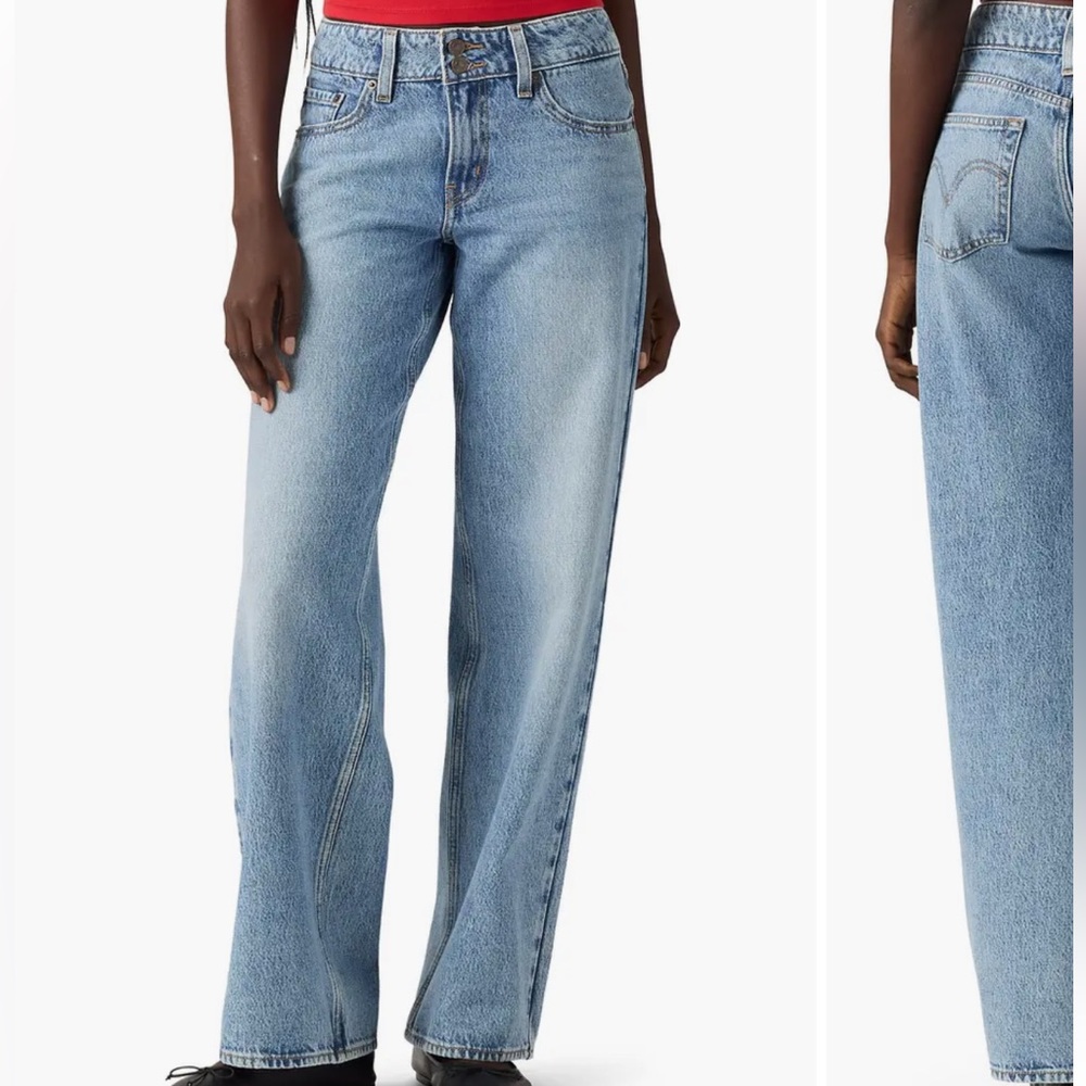 Levi's Light Blue Wide Jeans